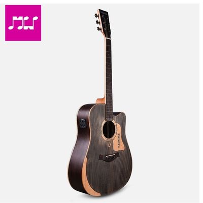 KADENCE Acoustica 1002 41″ Solid Cedar Wood Semi Acoustic Guitar