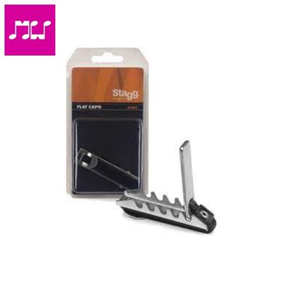 Stagg SCPM-F Flat Classical Guitar Capo - Chrome